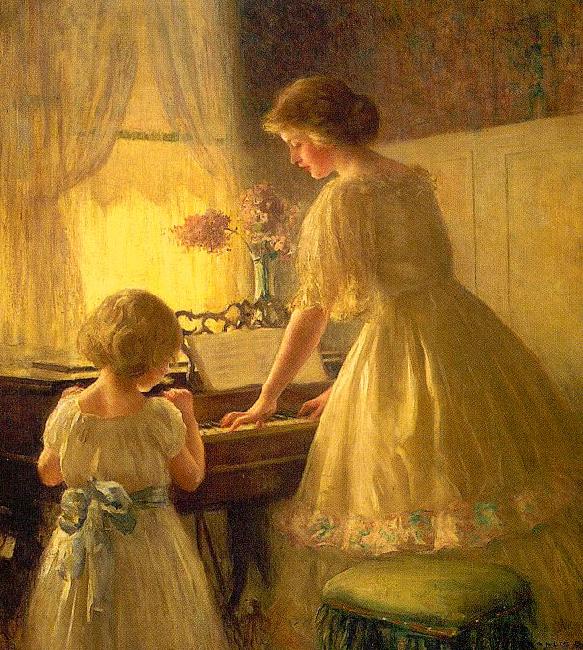 Francis Day The Piano Lesson Germany oil painting art